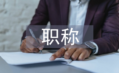 職稱評審公示報告